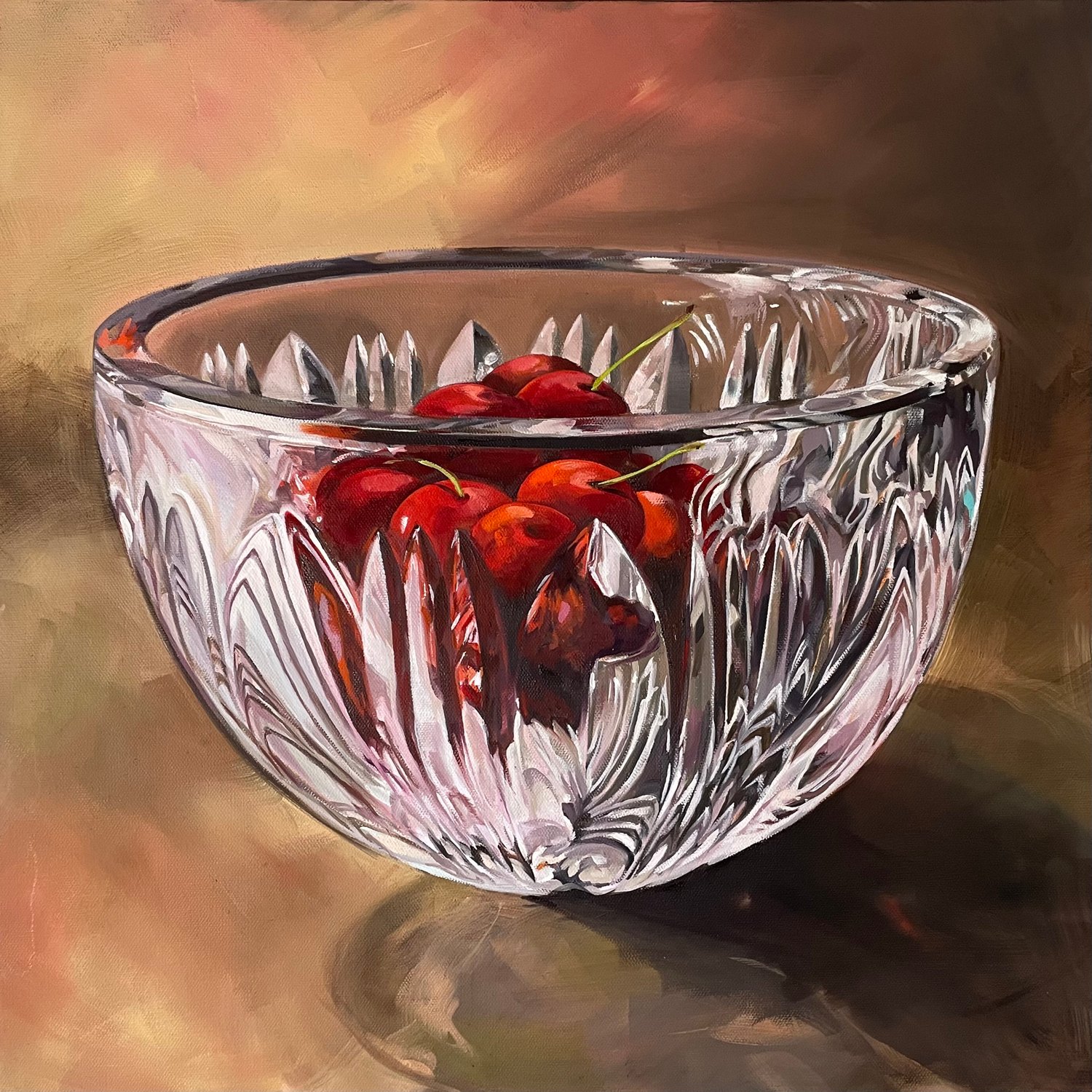 Crystal Bowl — oil painting by Jane Lucchino