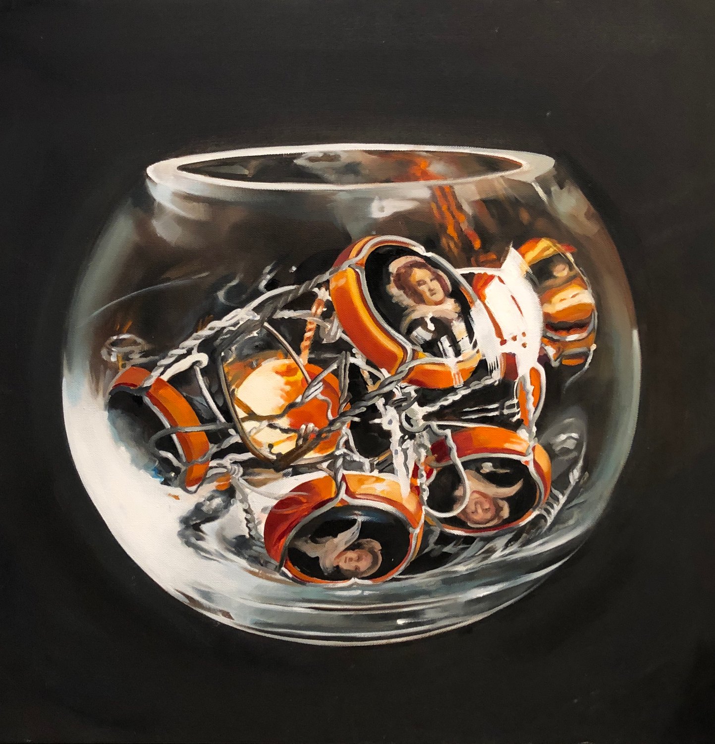 Fish Bowl — oil painting by Jane Lucchino
