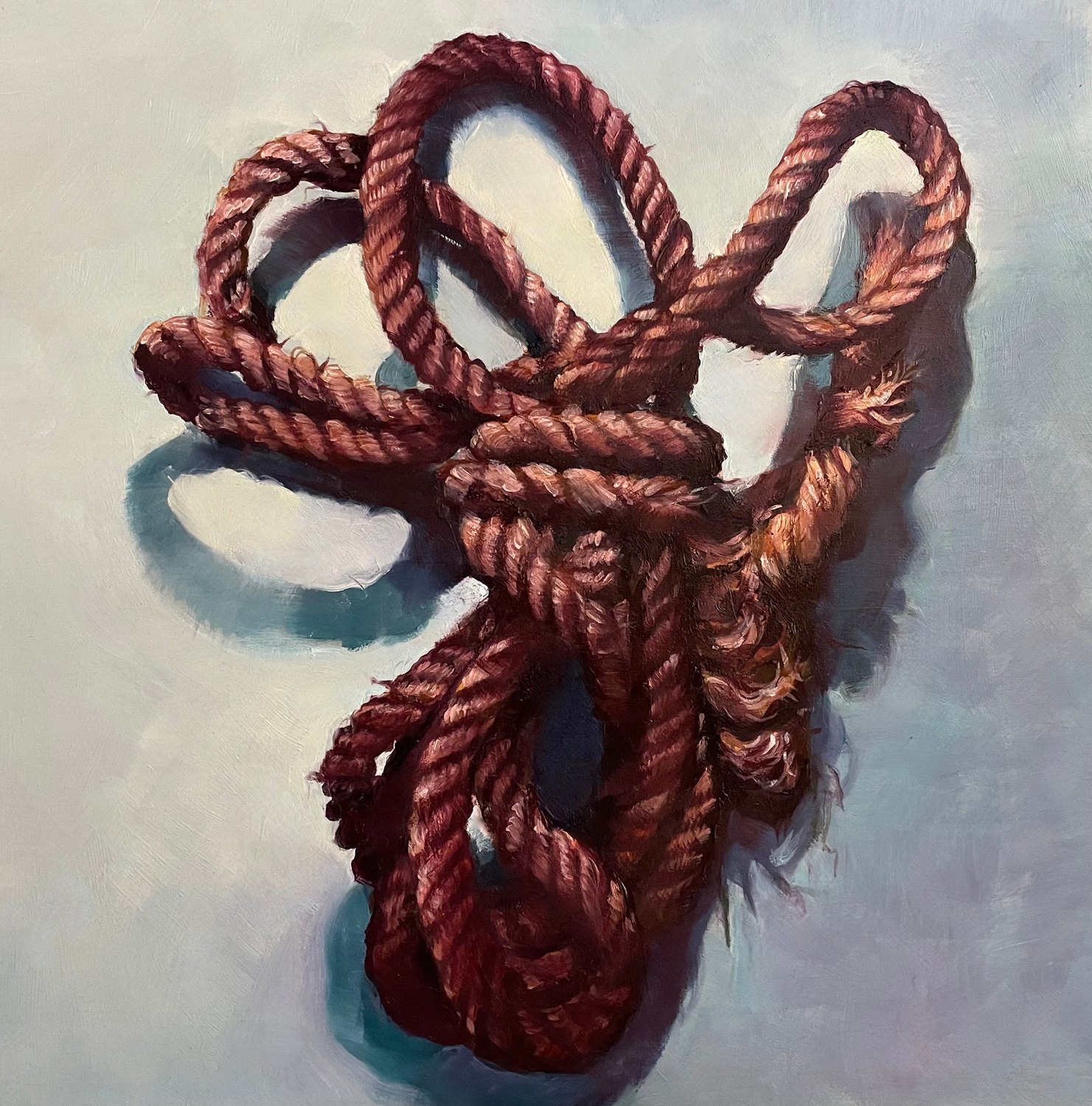 Rope — oil painting by Jane Lucchino