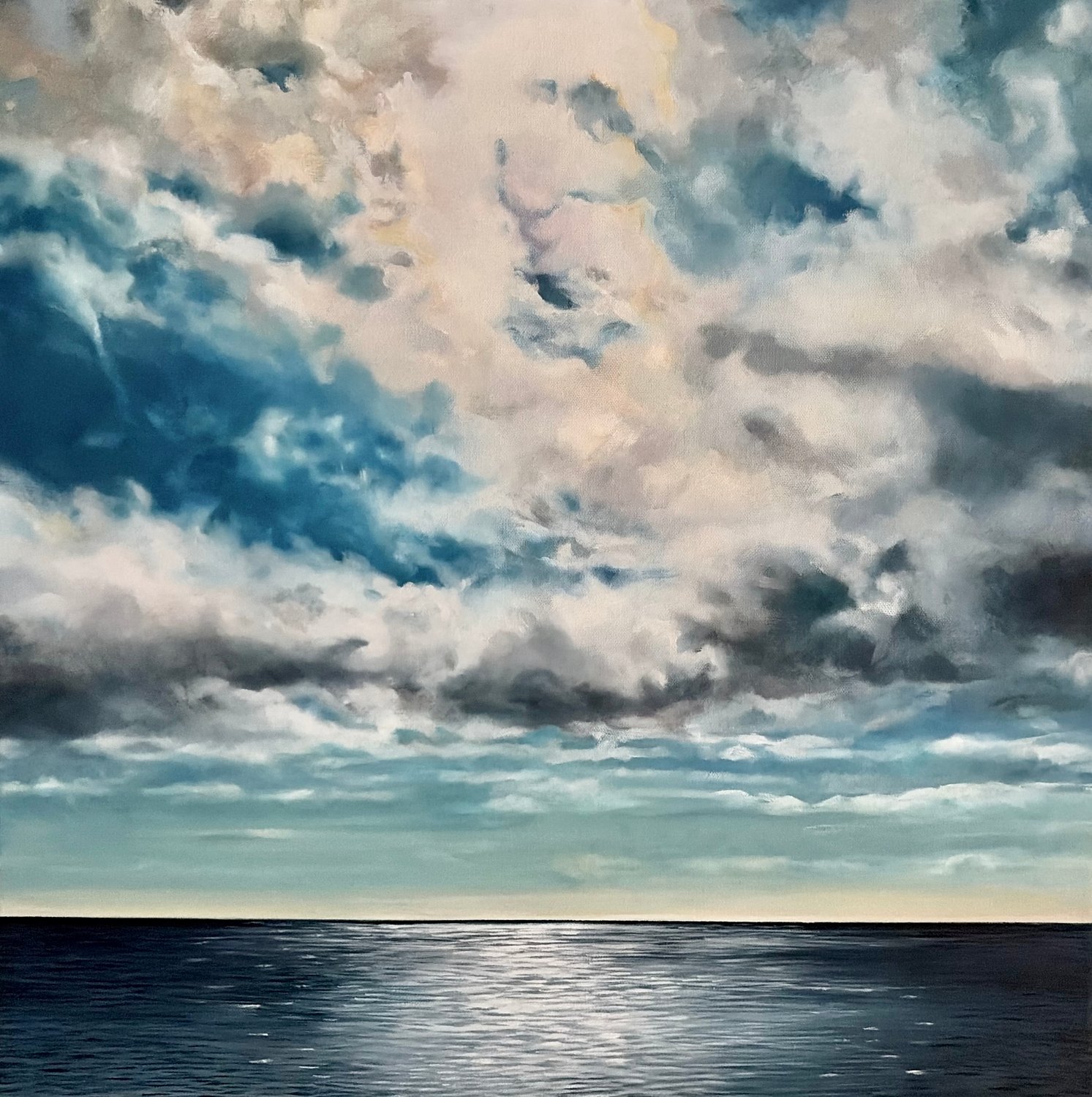 Sea and Sky — oil painting by Jane Lucchino