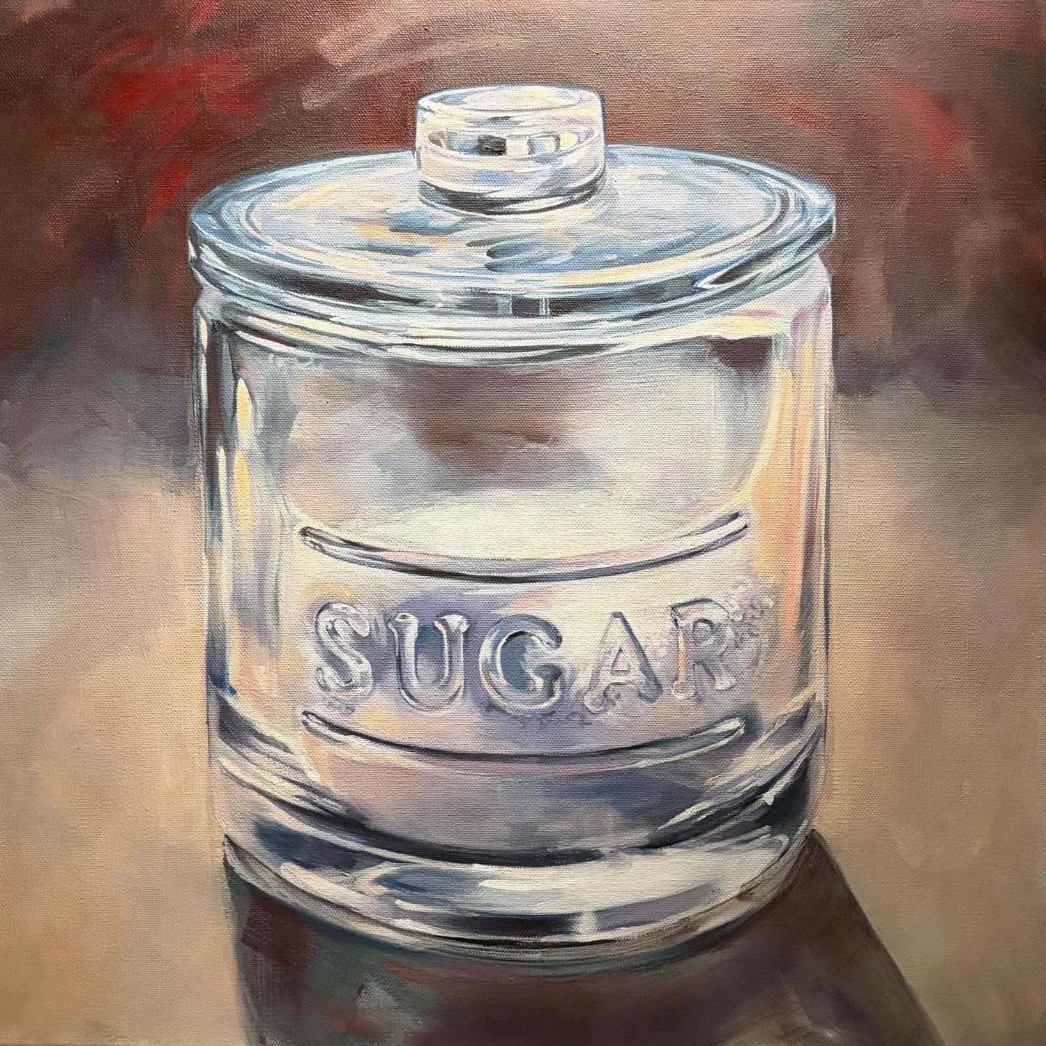 Sugar Bowl — oil painting by Jane Lucchino